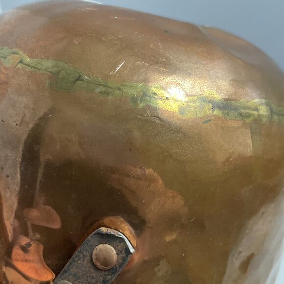 Small Dutch Copperware Handmade Copper Pot Wrought Iron‎ Handle Cauldron Ireland - Picture 5 of 7